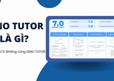 GINO TUTOR là gì? Đạt 7.0+ IELTS Writing cùng GINO TUTOR