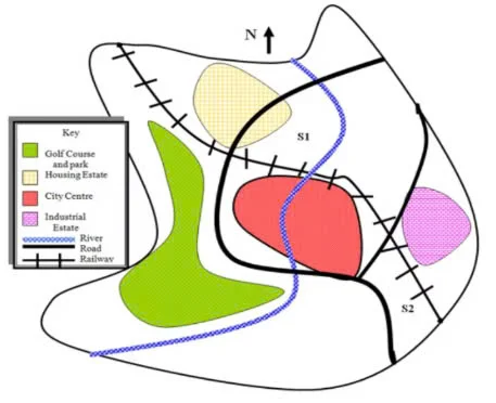 đề writing task 1 map