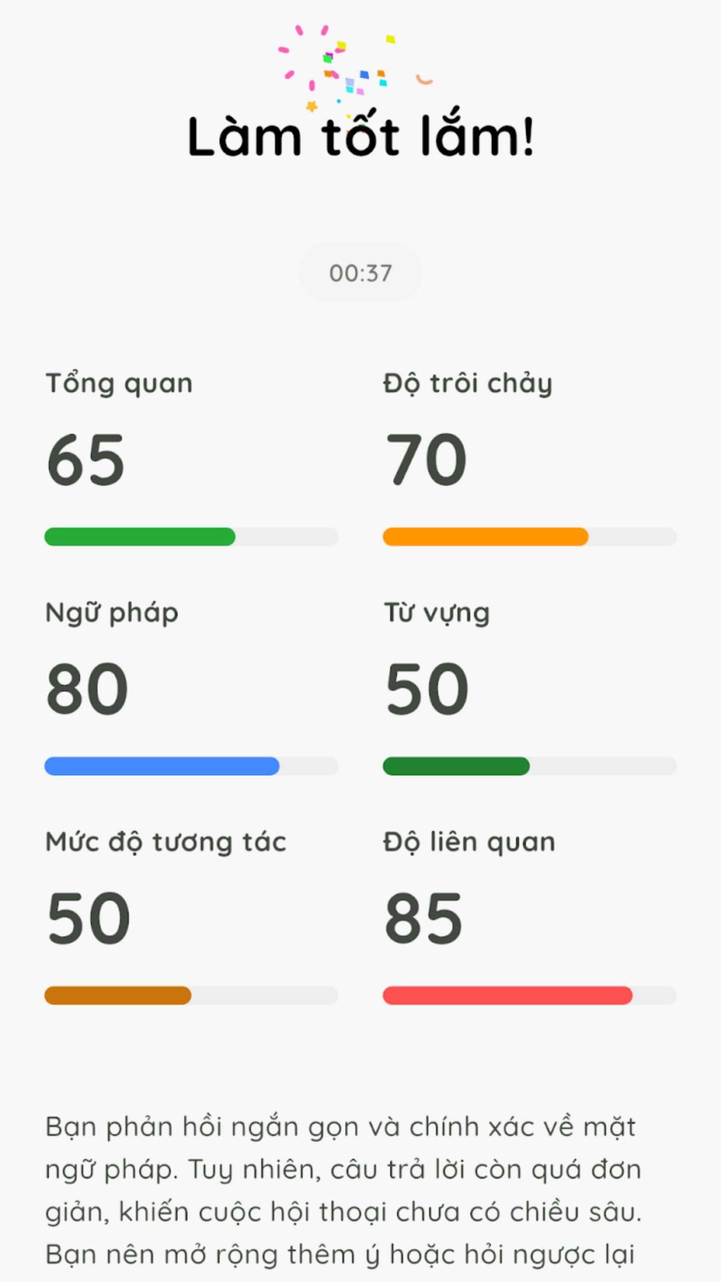 mochitalk đánh giá hội thoại